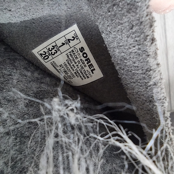 Sorel Joan Of Arctic Youth Waterproof Winter Boots In Size 2 - Picture 4 of 8